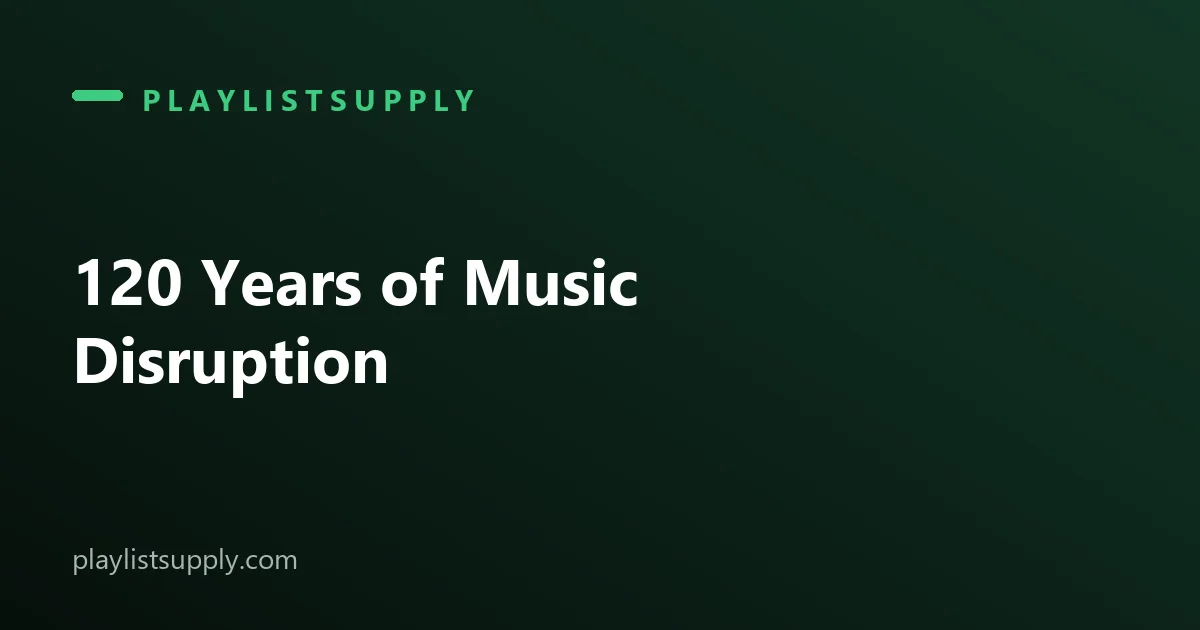 120 Years of Music Disruption: Why Independent Artists Win When Distribution Changes (2026)