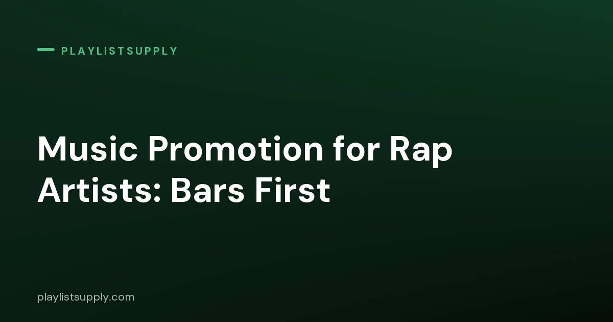 Music Promotion for Rap Artists: How to Get Your Bars Heard on Spotify, YouTube and Short-Form