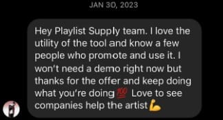 PlaylistSupply review, playlistsupply testimonial, artist.tools, Playlist Supply, Playlist Owl, SubmitHub, Groover, PlaylistPush, Daily Playlists, DailyPlaylists, artist tools, PlaylistSupply review, Playlist Supply review, SubmitHub, Groover, Spotify playlist promotion