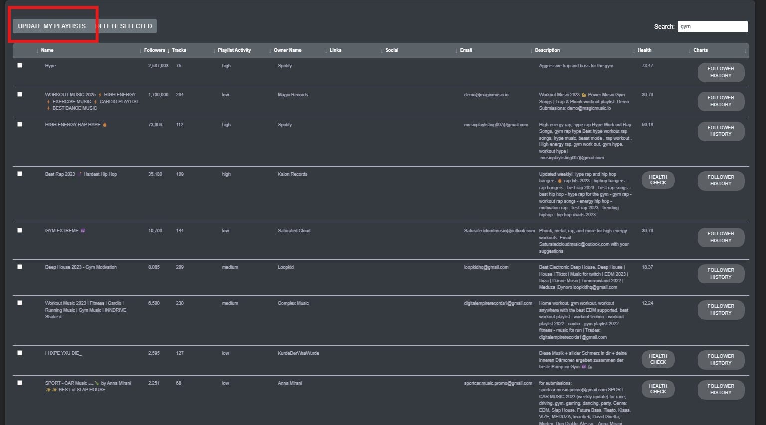 playlist database, PlaylistSupply, Bridge.Audio, Bridge Audio, Publishing, Artists, How to Track Playlist Follower Stats on Spotify, Follower Chart History, Boost Collective, Distro Kid Playlister, artist.tools, Playlist Supply, Playlist Owl, SubmitHub, Groover, PlaylistPush, Daily Playlists, DailyPlaylists, artist tools, PlaylistSupply review, Playlist Supply review, SubmitHub, Groover, Spotify playlist promotion